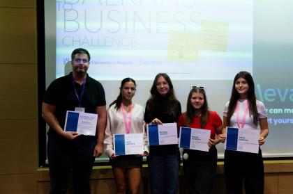 Туесари спечелиха AUBG Balkans 2 Business Challenge 2025